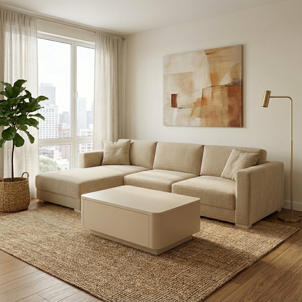 IVY L - SHAPE SOFA - LIVING ROOM COLLECTION - MUSE