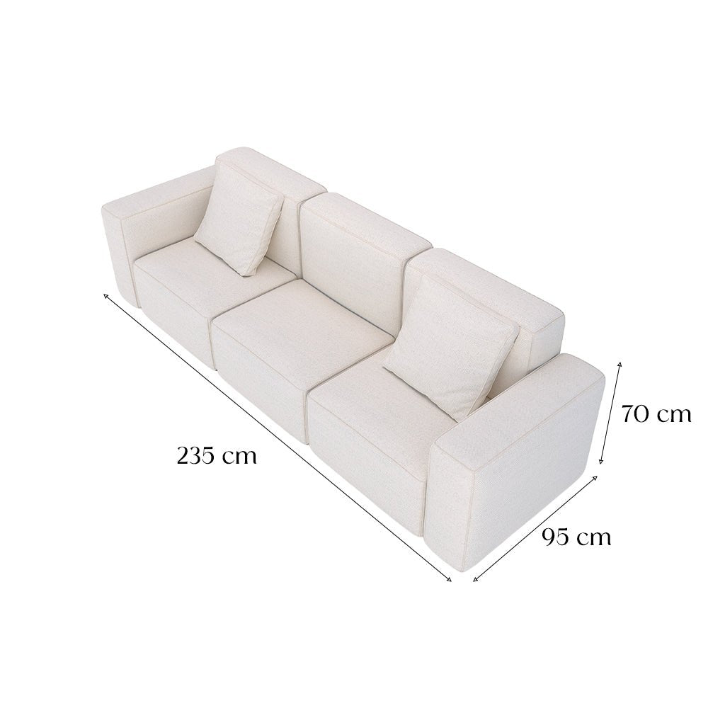 LILLY 3 SEATER - MUSE