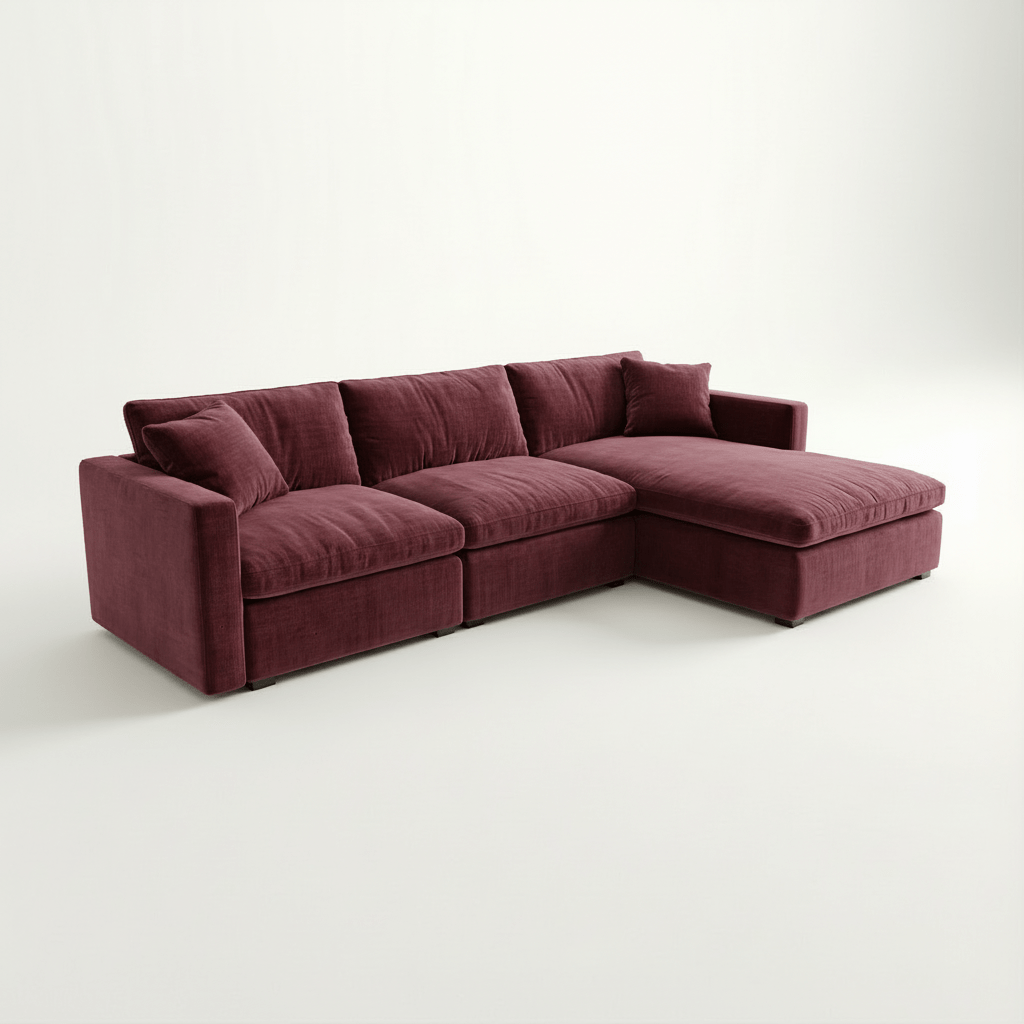 SKYE L - SHAPE SOFA - LIVING ROOM COLLECTION - MUSE