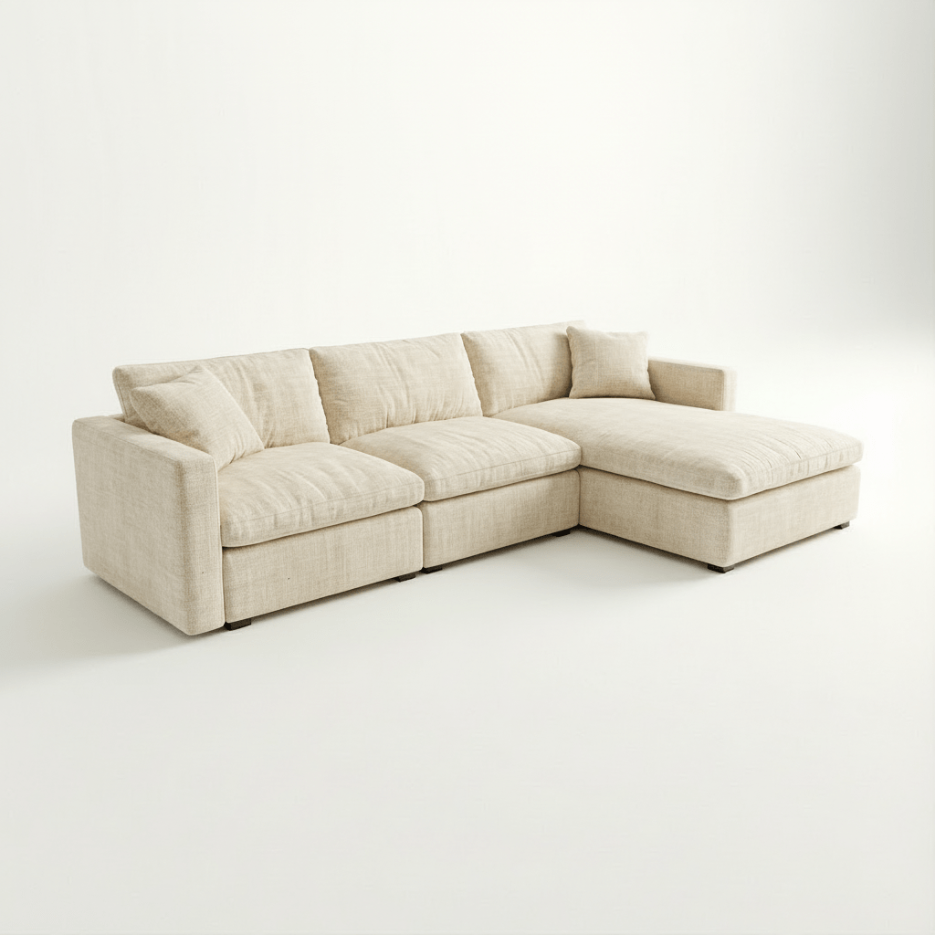 SKYE L - SHAPE SOFA - LIVING ROOM COLLECTION - MUSE
