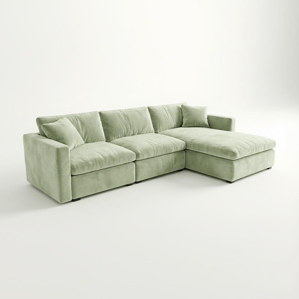 SKYE L - SHAPE SOFA - LIVING ROOM COLLECTION - MUSE