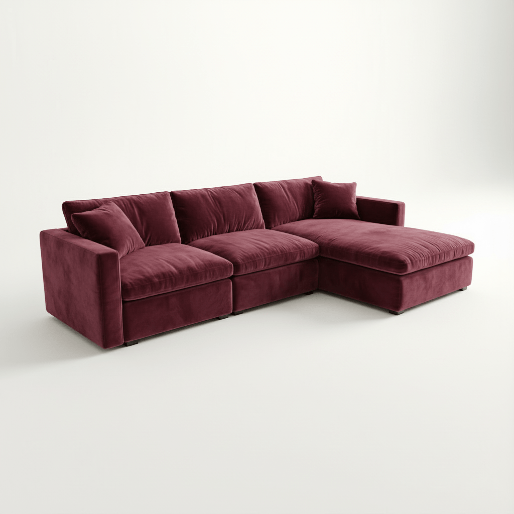 SKYE L - SHAPE SOFA - LIVING ROOM COLLECTION - MUSE