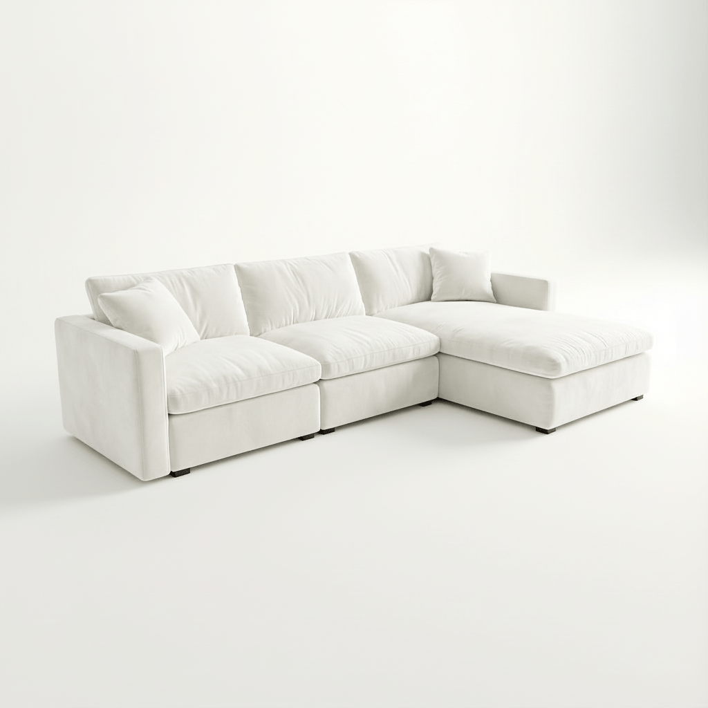 SKYE L - SHAPE SOFA - LIVING ROOM COLLECTION - MUSE