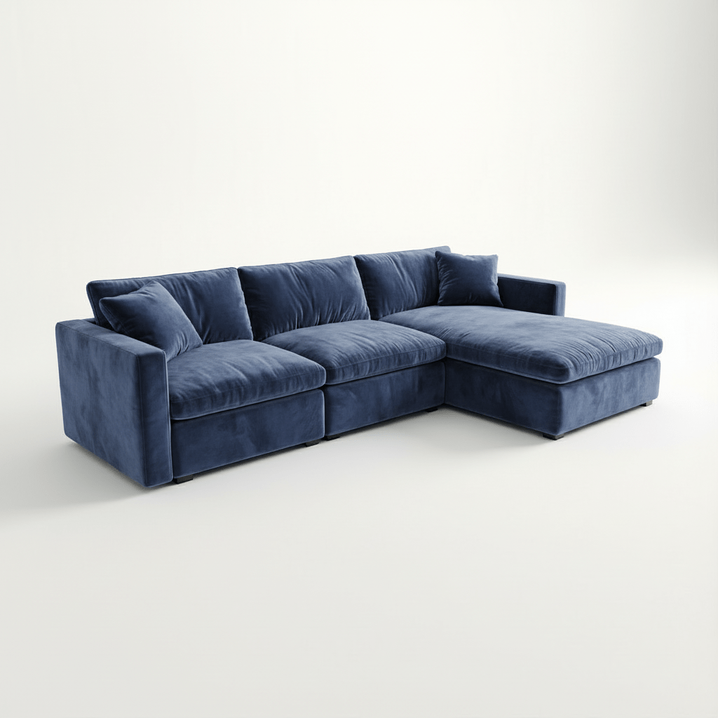 SKYE L - SHAPE SOFA - LIVING ROOM COLLECTION - MUSE