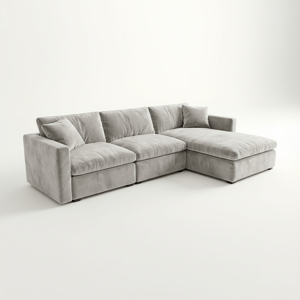 SKYE L - SHAPE SOFA - LIVING ROOM COLLECTION - MUSE