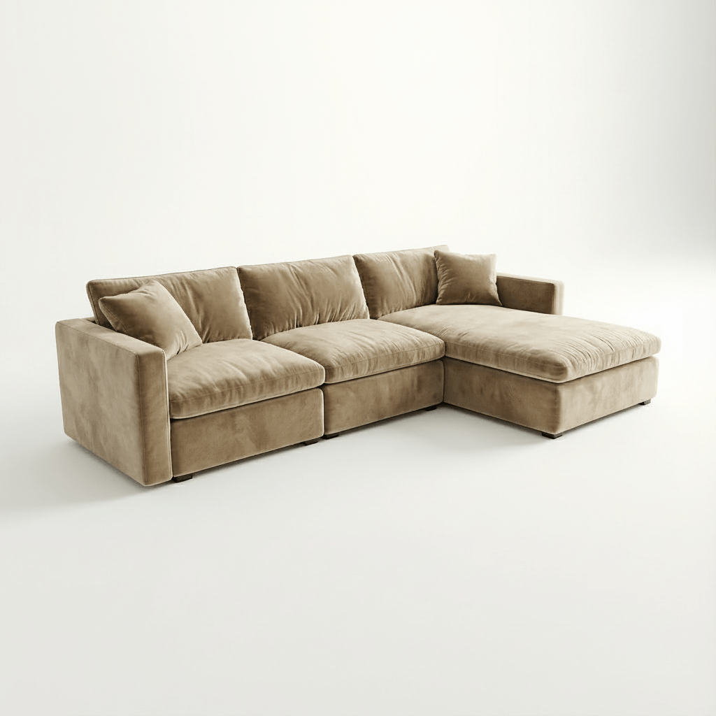 SKYE L - SHAPE SOFA - LIVING ROOM COLLECTION - MUSE