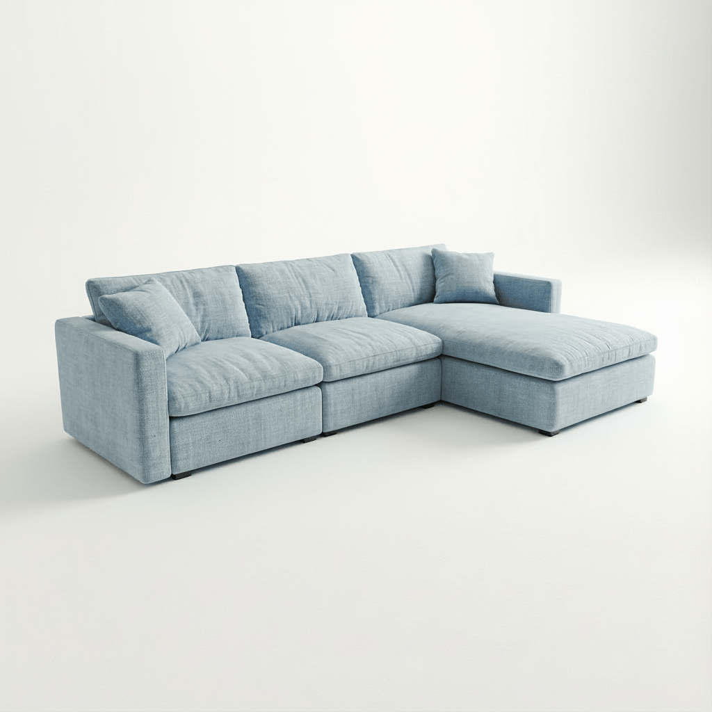 SKYE L - SHAPE SOFA - LIVING ROOM COLLECTION - MUSE