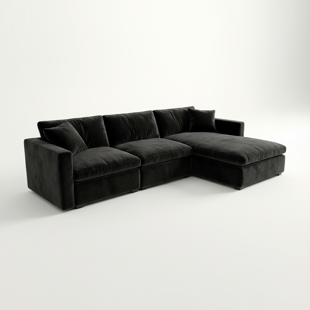 SKYE L - SHAPE SOFA - LIVING ROOM COLLECTION - MUSE