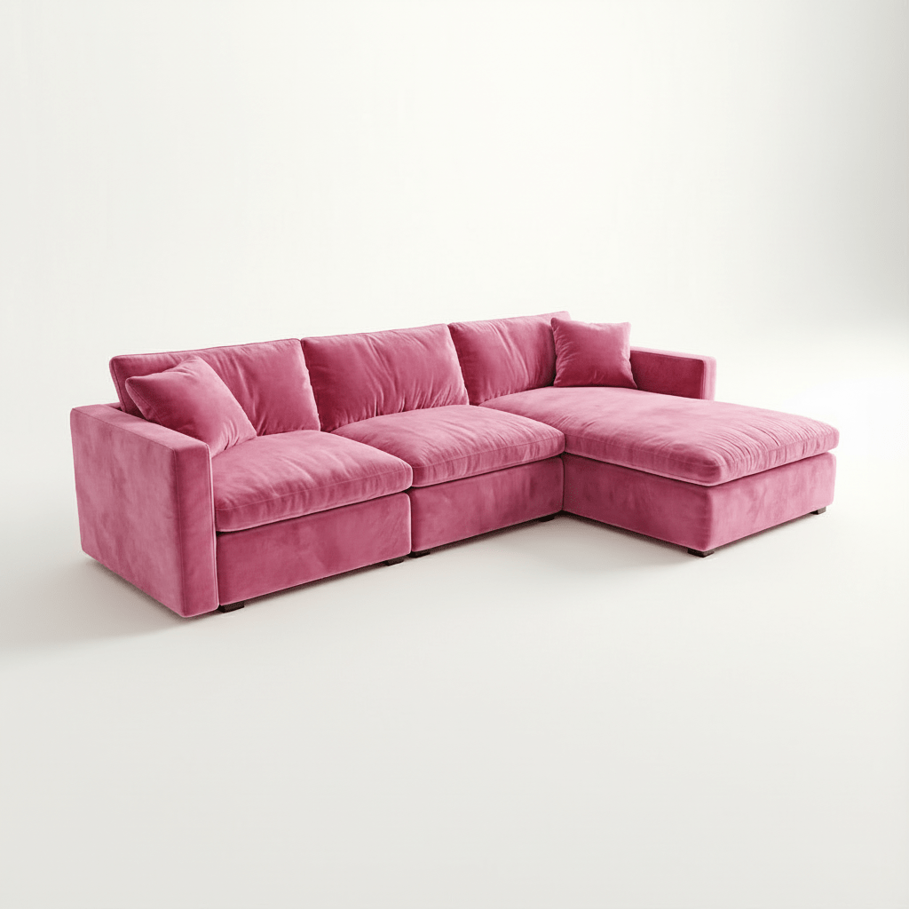 SKYE L - SHAPE SOFA - LIVING ROOM COLLECTION - MUSE