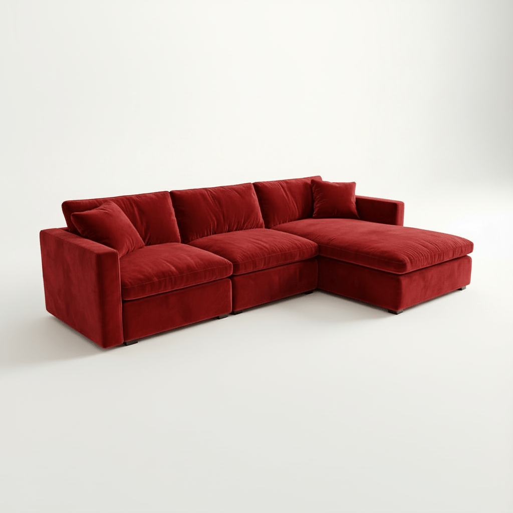 SKYE L - SHAPE SOFA - LIVING ROOM COLLECTION - MUSE