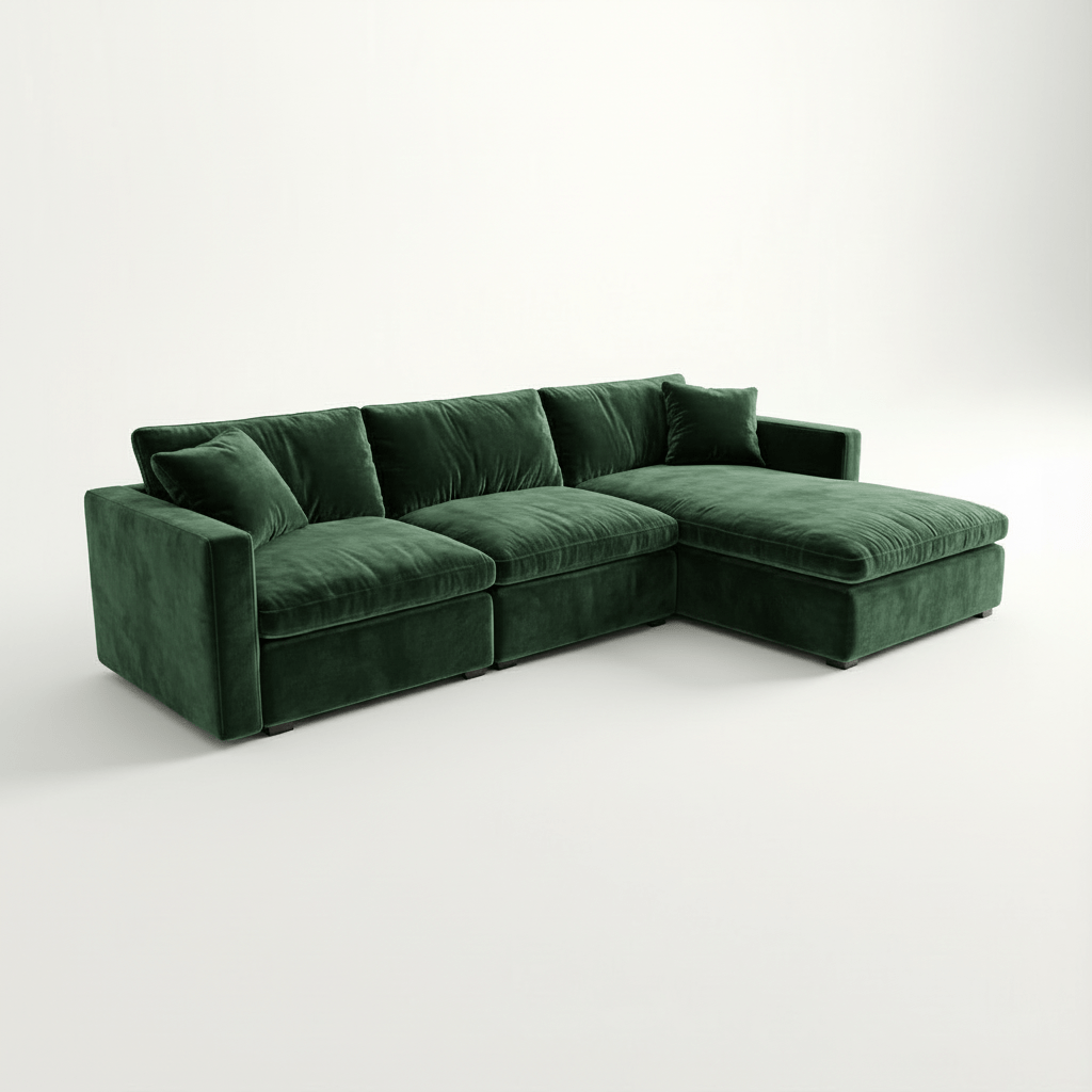 SKYE L - SHAPE SOFA - LIVING ROOM COLLECTION - MUSE