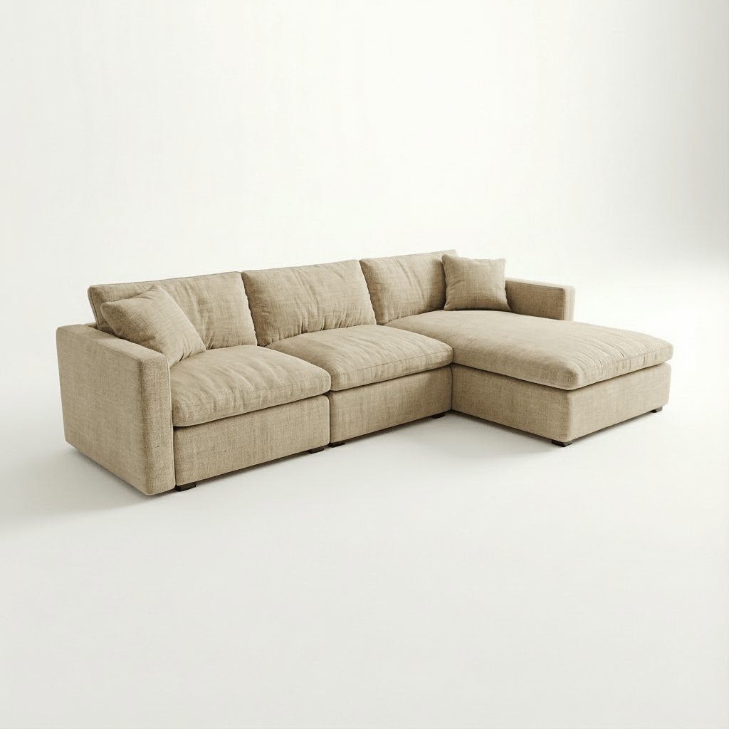 SKYE L - SHAPE SOFA - LIVING ROOM COLLECTION - MUSE