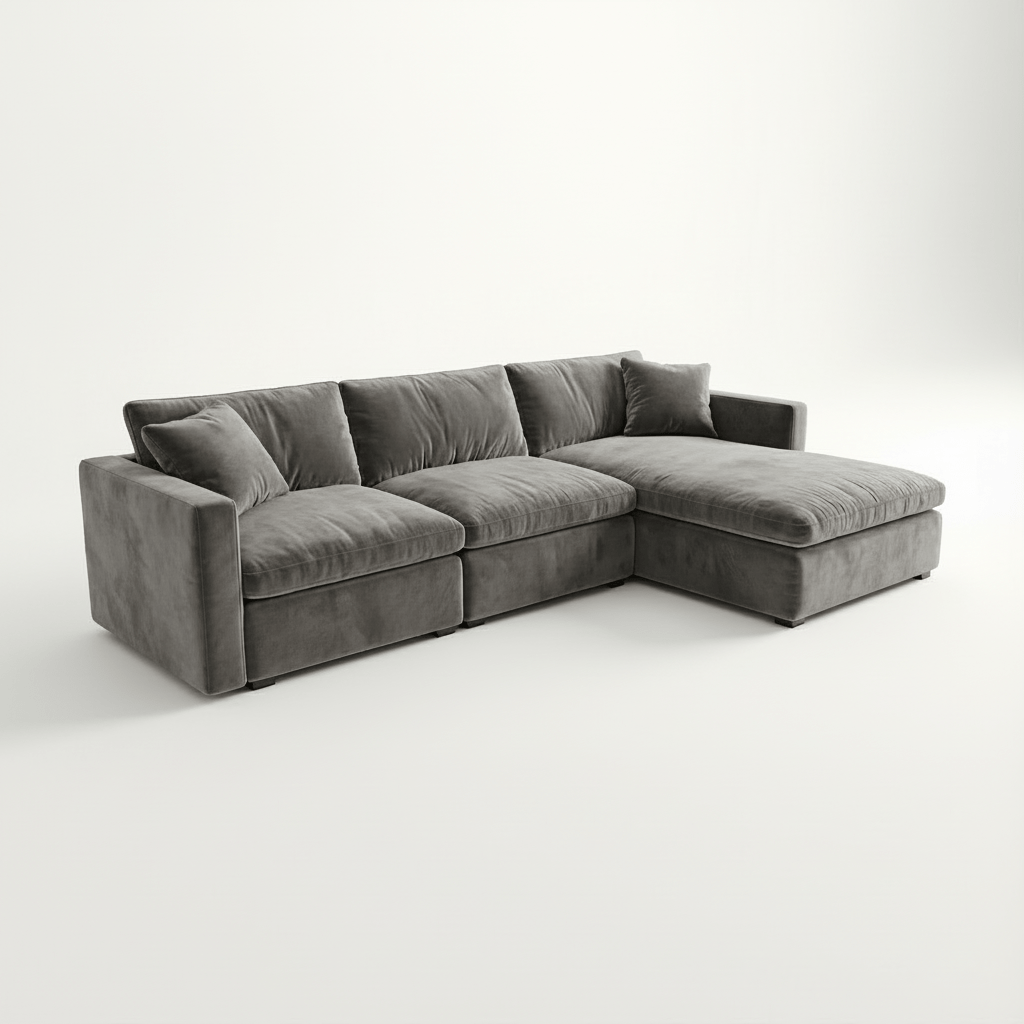 SKYE L - SHAPE SOFA - LIVING ROOM COLLECTION - MUSE