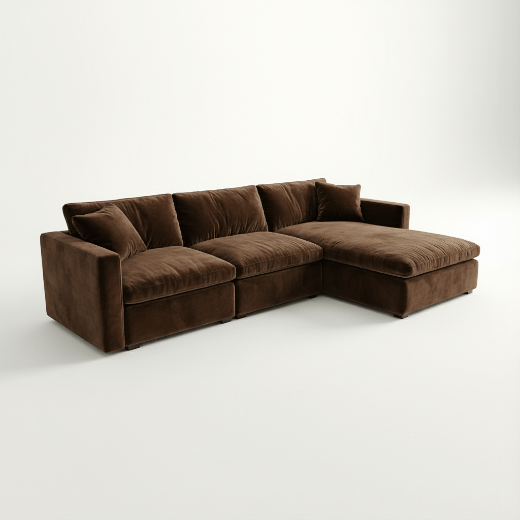 SKYE L - SHAPE SOFA - LIVING ROOM COLLECTION - MUSE