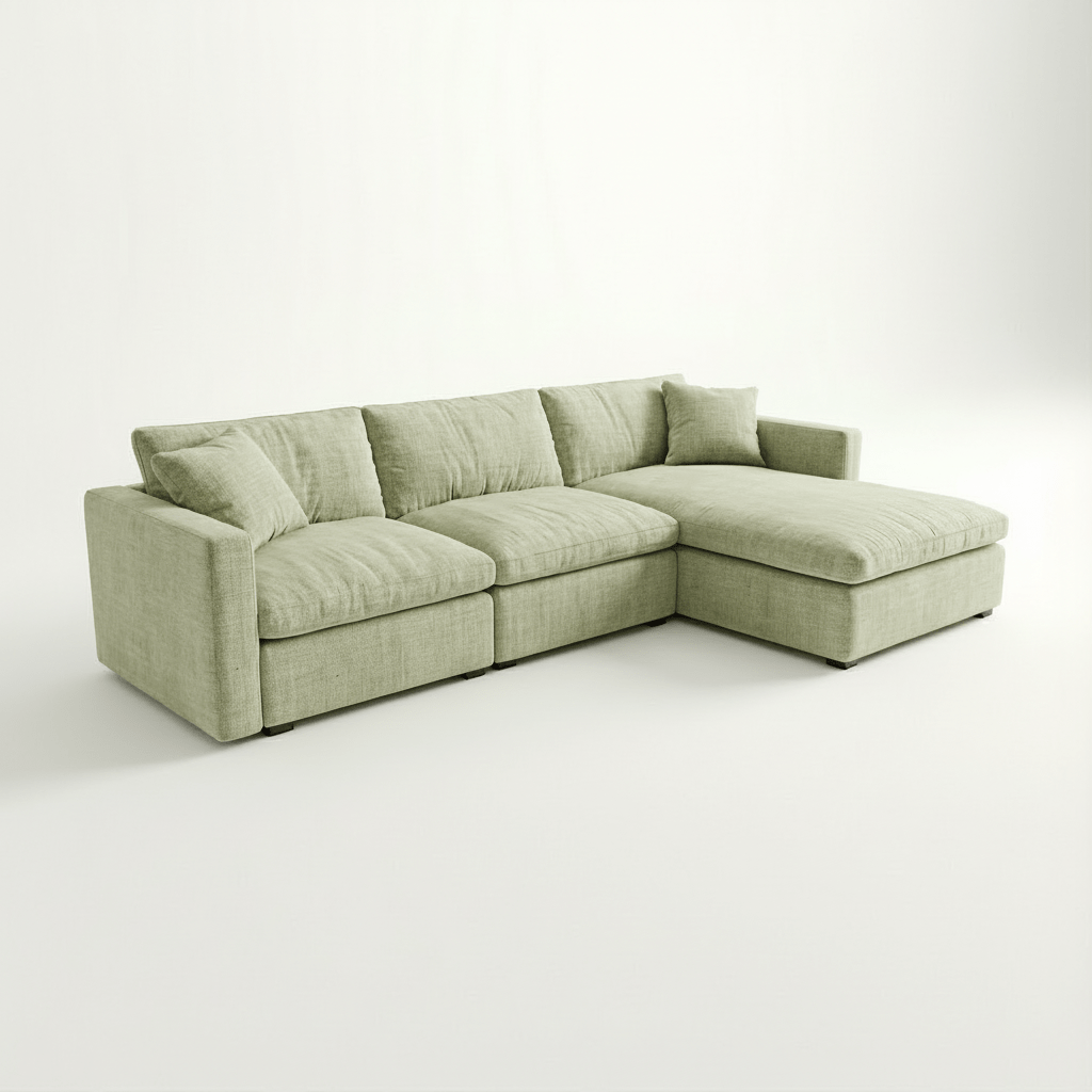 SKYE L - SHAPE SOFA - LIVING ROOM COLLECTION - MUSE