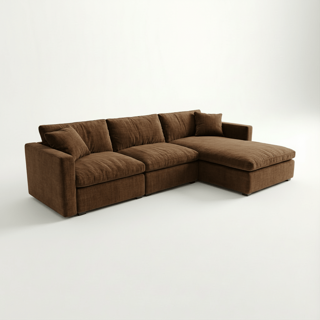 SKYE L - SHAPE SOFA - LIVING ROOM COLLECTION - MUSE