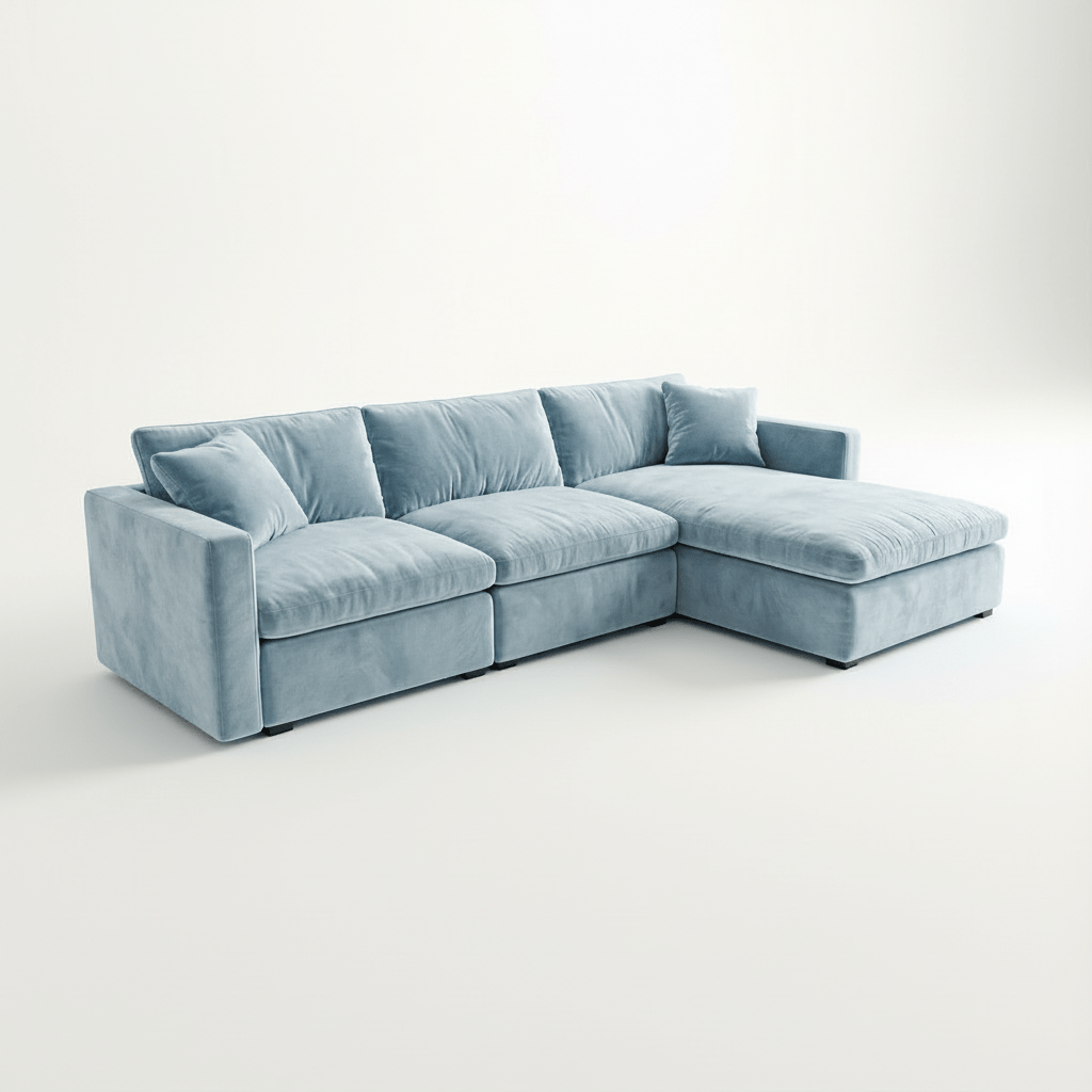 SKYE L - SHAPE SOFA - LIVING ROOM COLLECTION - MUSE