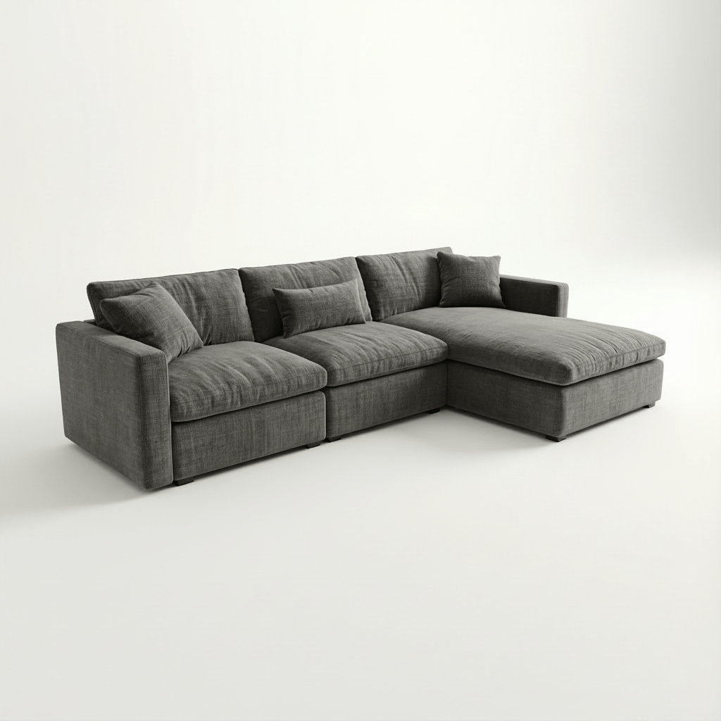 SKYE L - SHAPE SOFA - LIVING ROOM COLLECTION - MUSE