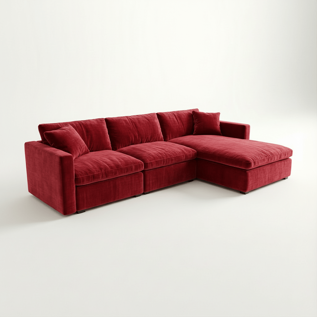 SKYE L - SHAPE SOFA - LIVING ROOM COLLECTION - MUSE