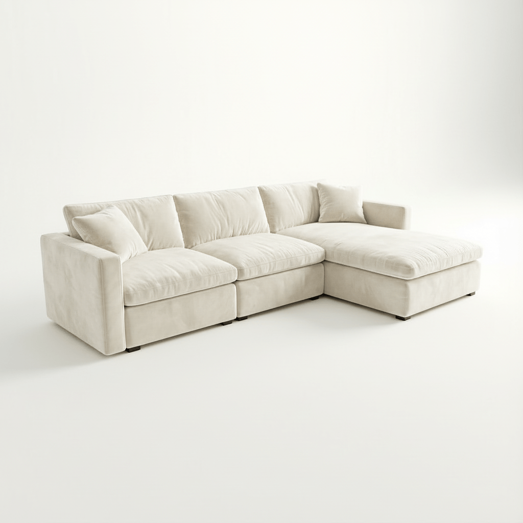 SKYE L - SHAPE SOFA - LIVING ROOM COLLECTION - MUSE