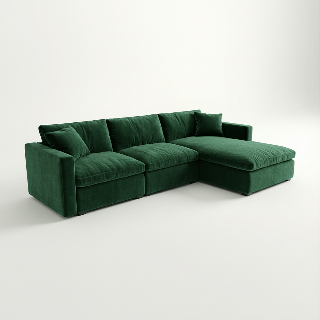 SKYE L - SHAPE SOFA - LIVING ROOM COLLECTION - MUSE